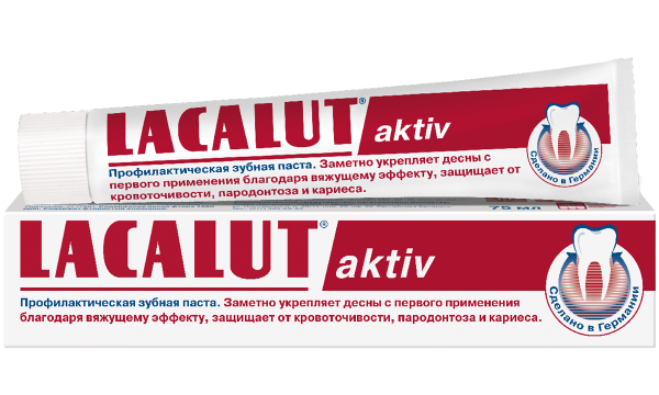 Изображение товара «Лакалют» зубная паста актив, 75 мл «Лакалют» зубная паста актив, 75 мл фотография