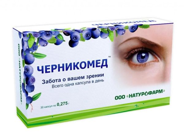 Изображение товара Черникомед, 30 капсул Черникомед, 30 капсул фотография
