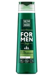 Гель для душа For Men Глубокое очищение Чистая линия 400мл