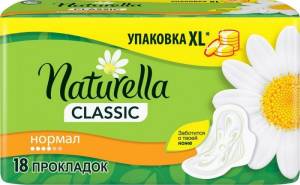 Прокладки Натурелла Classic camomile normal duo №18